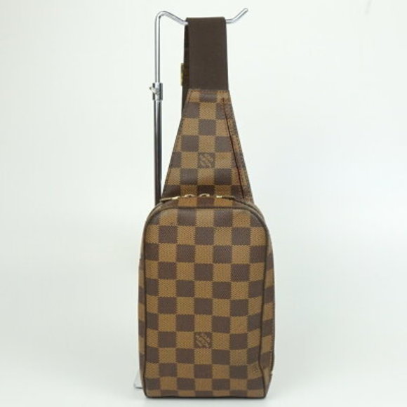 Louis Vuitton Geronimos Damier Ebene Brown Body Bag Crossbody - Picture 1 of 7